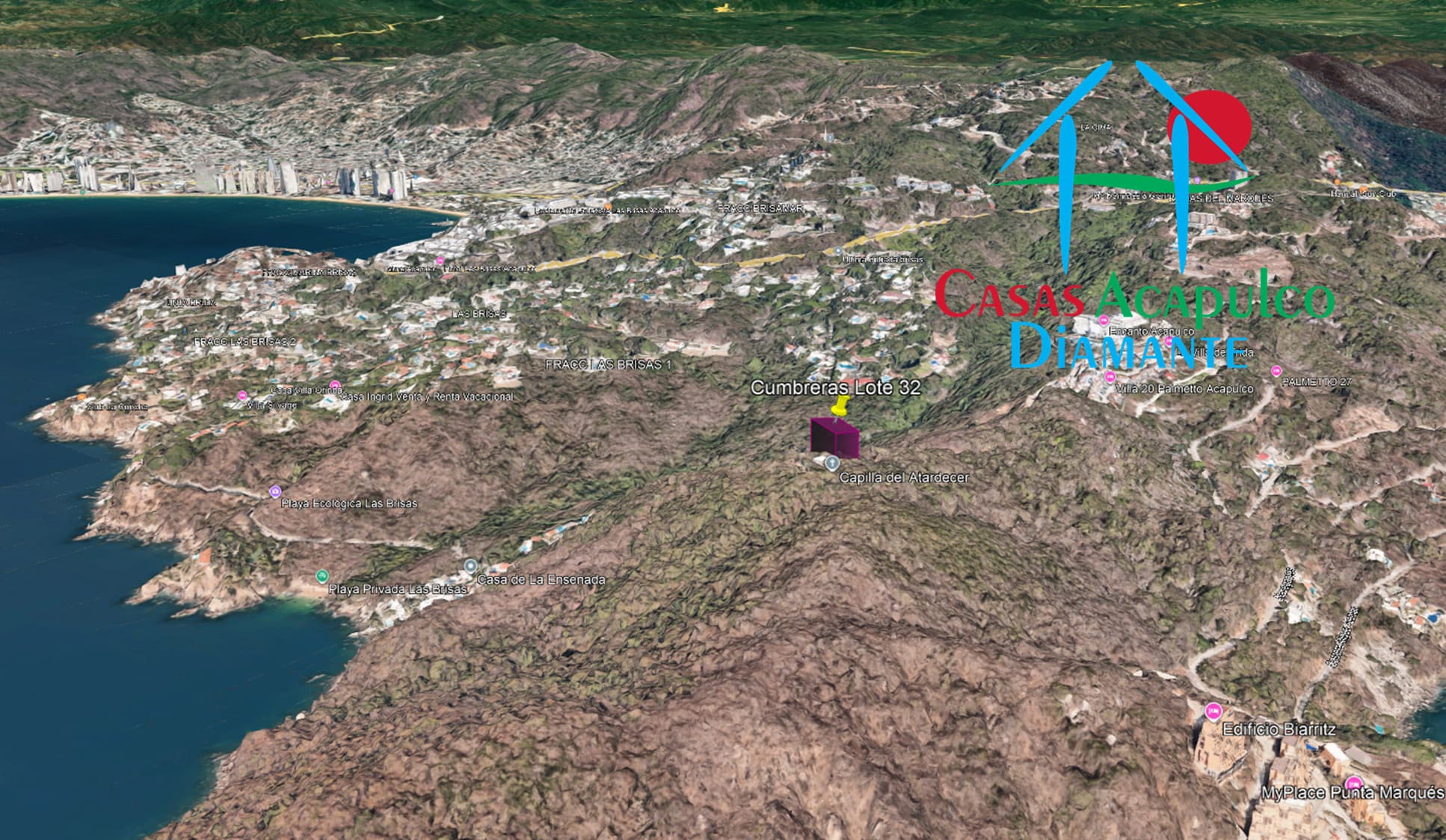 Terreno Brisas del Marqués Cumbreras Lote 32 - Ubicación satelital y entorno 4